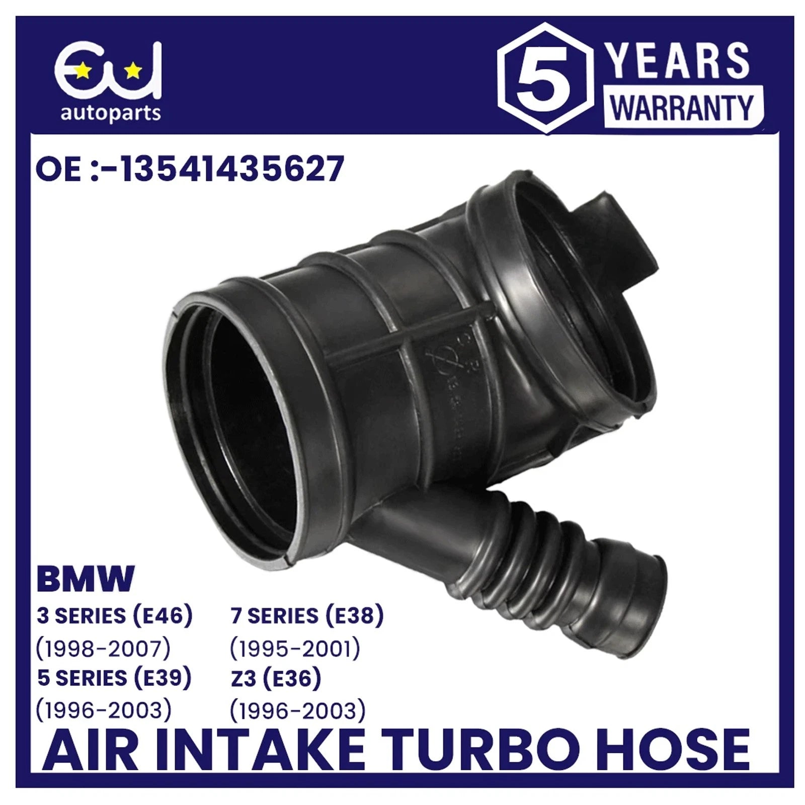 AIR INTAKE HOSE BOOT PIPE FOR BMW 3 5 7 SERIES E46 E39 E38 E36 Z3 13541435627